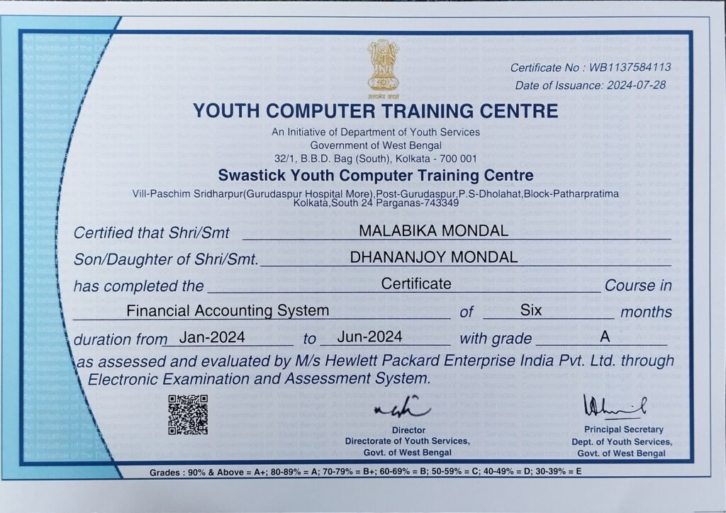 Swastick Youth Computer Training Centre (Government)